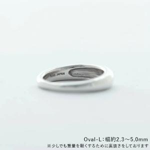 甲丸リング Laugh＆Yoke Oval-L｜5.0mm｜シルバー925｜LY-003