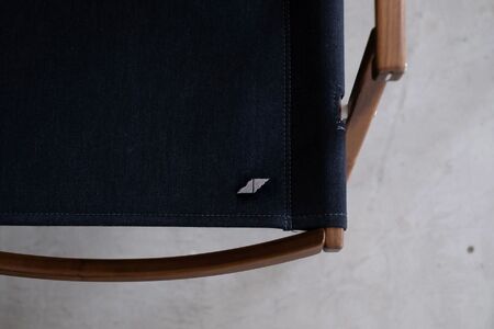 カーミットチェア 張替え用ランプシート（紺色）背裏ポケットなし チェア いす カーミットチェア デニム 尾州デニム キャンプ キャンプ用品 アウトドア アウトドア用品 愛知県 知多市