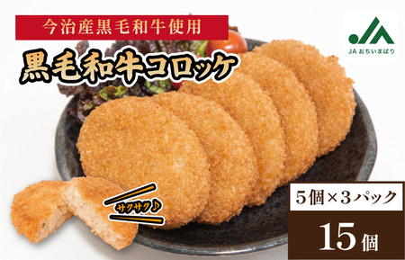 黒毛和牛コロッケ　5個入り×3パック【V002250BEEF】