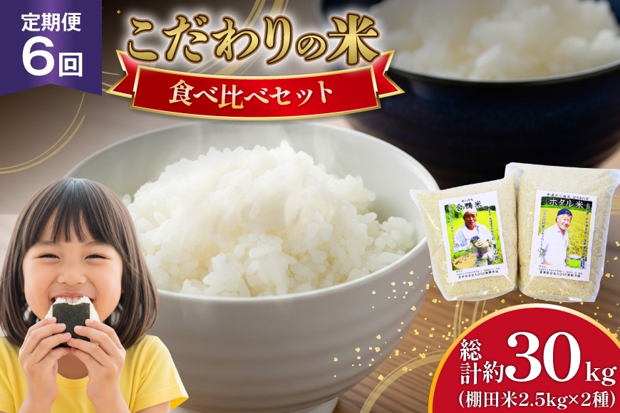 
                  米 令和7年 棚田米 2.5kg 2袋 5kg 6回 定期便 総計 30kg [ひらど新鮮市場 長崎県 平戸市 hr42bgy400248] ふるさと納税 こめ お米 白米 令和7年産 コシヒカリ ひのひかり ゆめつくし にこまる なつほのか 定期
                