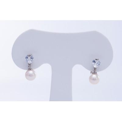 ふるさと納税 鳥羽市 あこや真珠イヤリング(50-72)