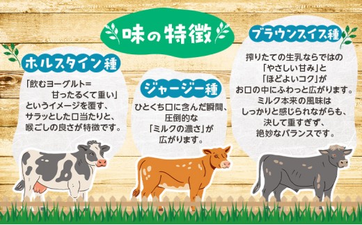 定期便 3ヵ月連続 全3回 のむヨーグルト 生乳100%使用 500ml×3本 北海道産 3種 飲み比べ ホルスタイン ジャージー ブラウンスイス [i・ふぁーむ] 【 飲むヨーグルト 牧場直送 幕別