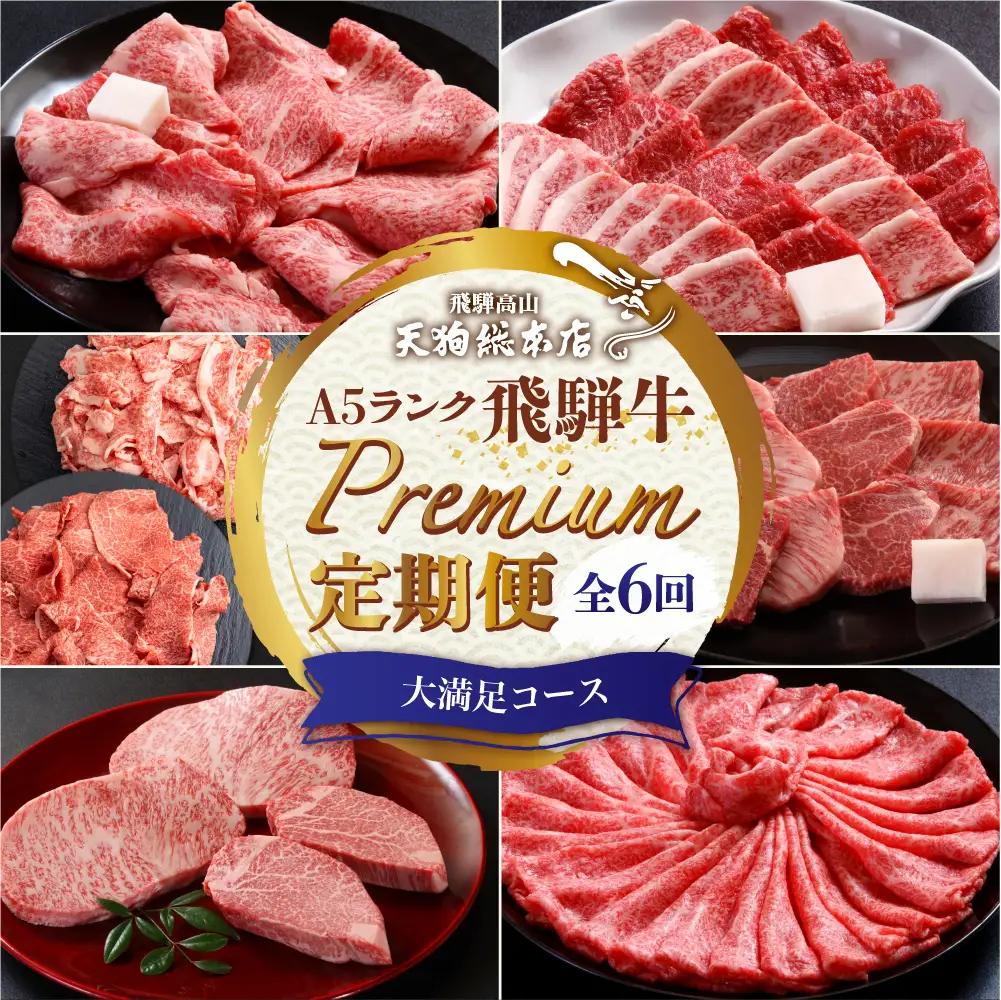 A5飛騨牛 定期便 全6回   ( 焼肉 すき焼き しゃぶしゃぶ ステーキ ) | 定期便 BP104