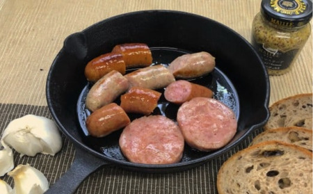 白馬ハム プレミアムギフトセット 5種詰め合わせ（ソーセージ・ベーコン・フランク・サラミ）/長野県白馬村　信州　豚肉 詰合せ ギフト お取り寄せ グルメ お歳暮 お中元【A0540539】