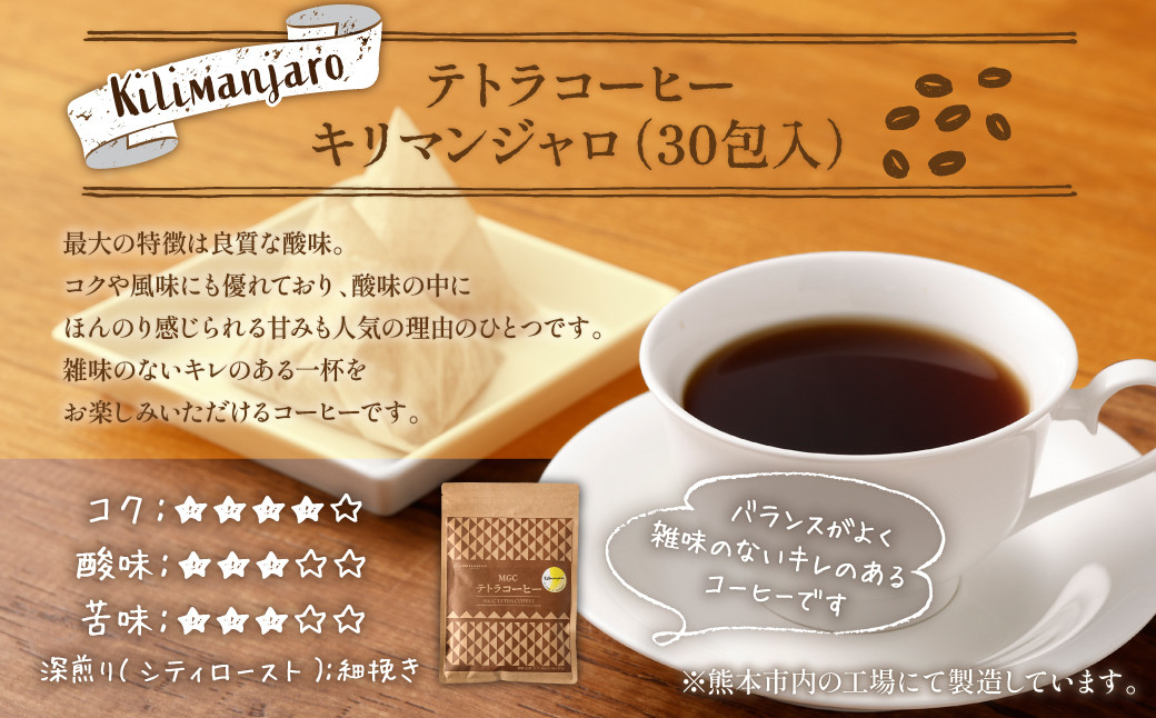 テトラコーヒーセット 510g（テトラ型コーヒーバッグ 計85包）