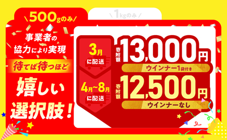 【6月末までにお届け】【畜産農家応援】数量限定 厳選 宮崎牛 赤身 スライス 計500g 粗挽きウインナー 牛肉 国産 すき焼き 人気 黒毛和牛 肩ウデ モモ しゃぶしゃぶ A4 A5 等級 ギフト 