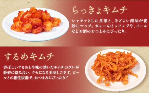 中辛 キムチ 6種 詰め合わせ 食べ比べ 小分け 白菜 長芋 たこ するめ チャンジャ らっきょ アソート バラエティーセット ごはんのお供 ピリ辛 お米 ごはん ビール 酒 おつまみ 漬物 いか 昆