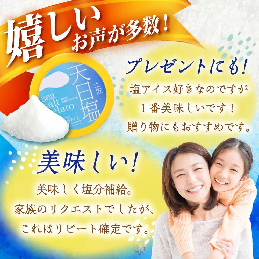 Made in 土佐 天日塩ジェラート6個 / 塩アイス 高知アイス カップ 【グレイジア株式会社】 [ATAC368]