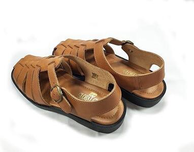 日本製 牛革グルカサンダル バックベルトタイプ キャメル【サイズM】