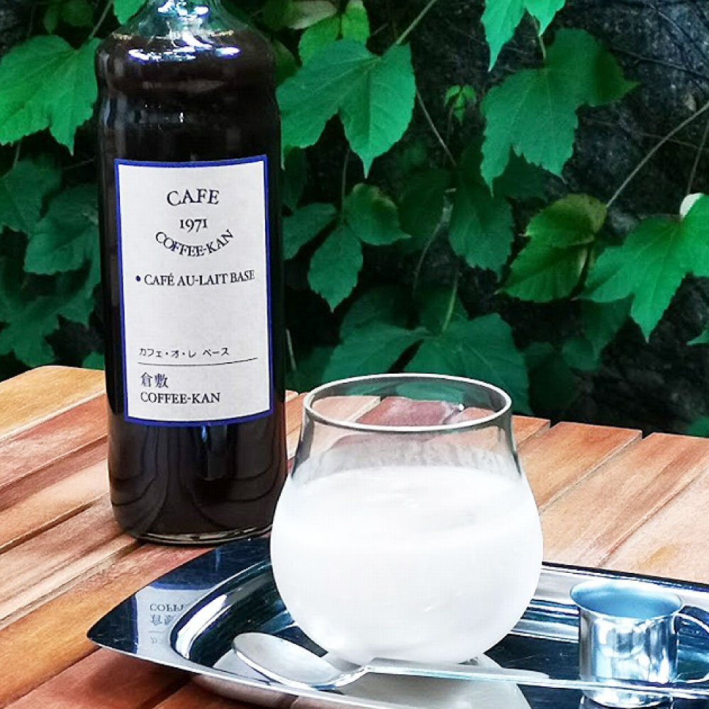 【ふるさと納税】自宅で本格カフェオレを再現 カフェオレ ベース 2本 入り セット 600ml × 2本 1.2L 1200ml 無糖 ギフト オリジナル コーヒー 専門 岡山県産 倉敷珈琲館　飲料類・コーヒー・珈琲・飲料類・コーヒー・珈琲