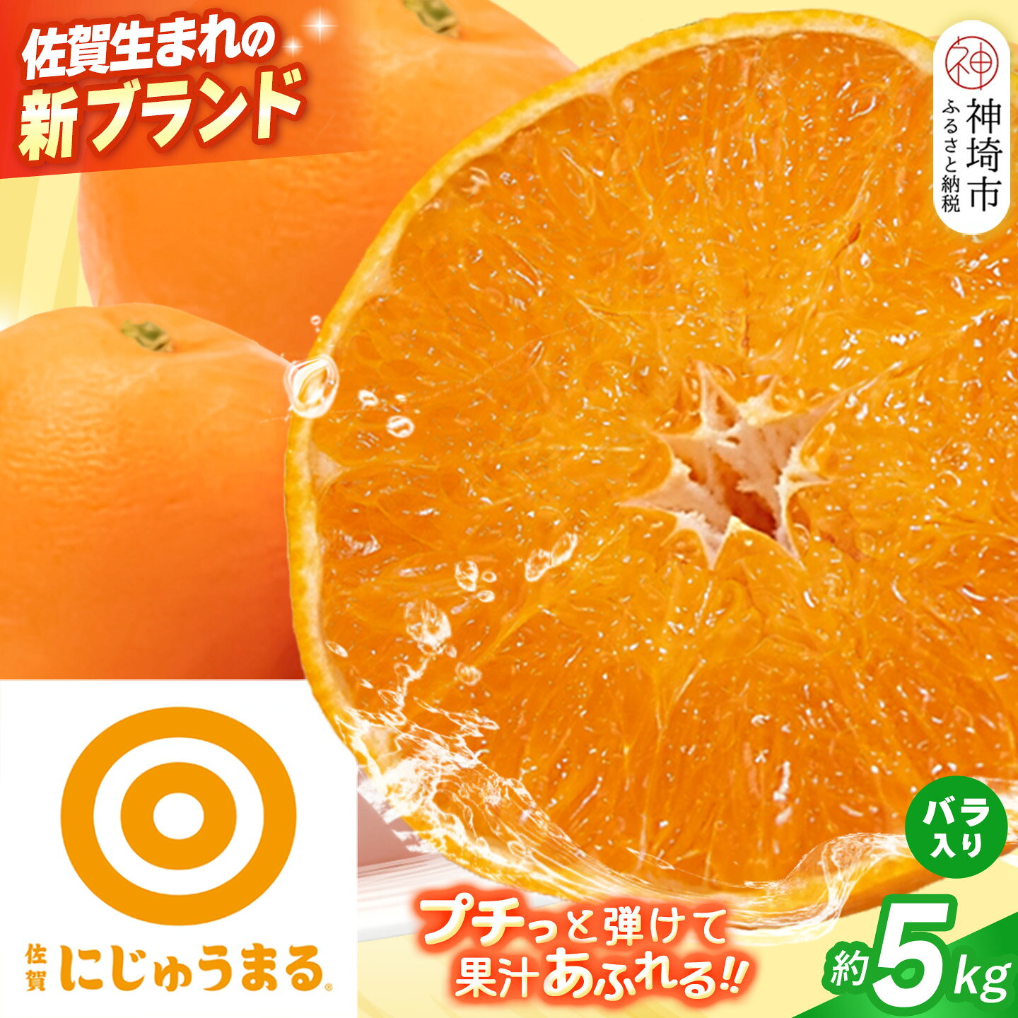 【ふるさと納税】【2027年3月上旬より発送開始】にじゅうまる 約5kg バラ入り【佐賀県 みかん 柑橘 果物 くだもの フルーツ】(H116162)