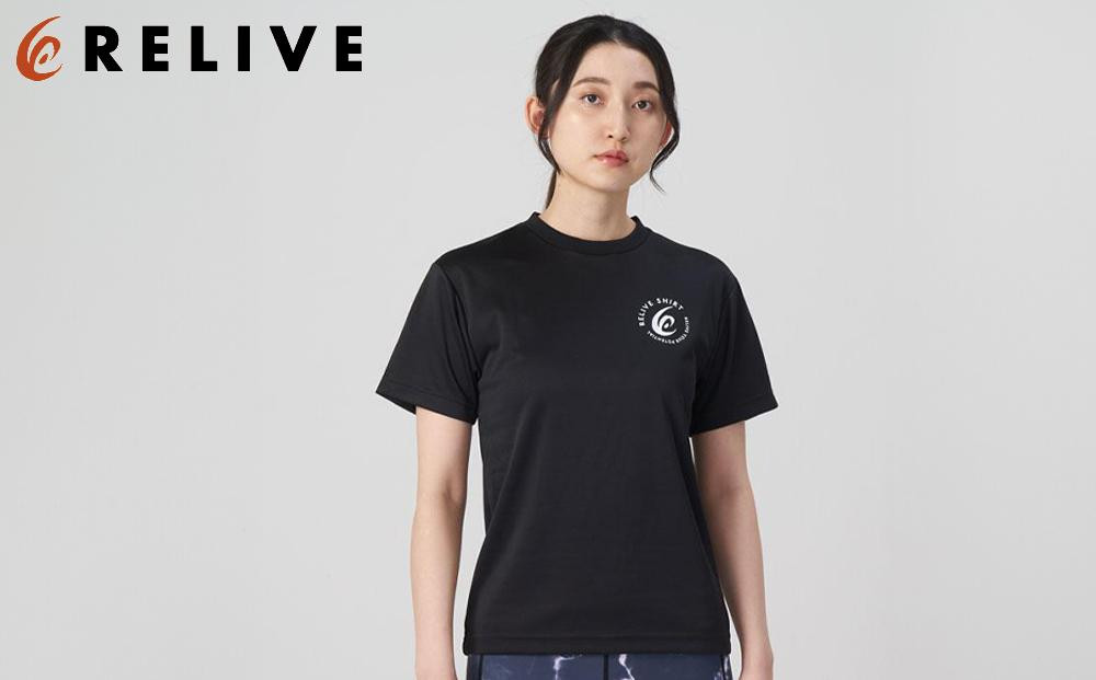 
            リライブスポーツ/半袖/ブラック（６サイズより選択可）【ファッション 服 Tシャツ カットソー 衣料 トップス 人気 女 男 スポーツ ゴルフ ウェア アウトドア 仙台市 リラックス カジュアル シンプル トレンド 春 夏 秋 冬 メンズ レディース ユニセックス】
          