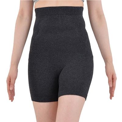 ふるさと納税 大和高田市 日本製 オーガニックコットン 腹巻パンツ1分丈 チャコール  【610-7122】 |  | 01