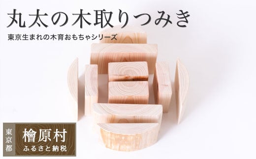 Tokyo Tree Wood 丸太の木取りつみき（紙箱）| おもちゃ 玩具 積み木 つみき 東京 檜原村