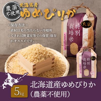 ふるさと納税 羽幌町 北海道産 特別栽培米 ゆめぴりか 玄米 5kg (栽培期間中、無化学肥料・農薬不使用)【25137】 |  | 03