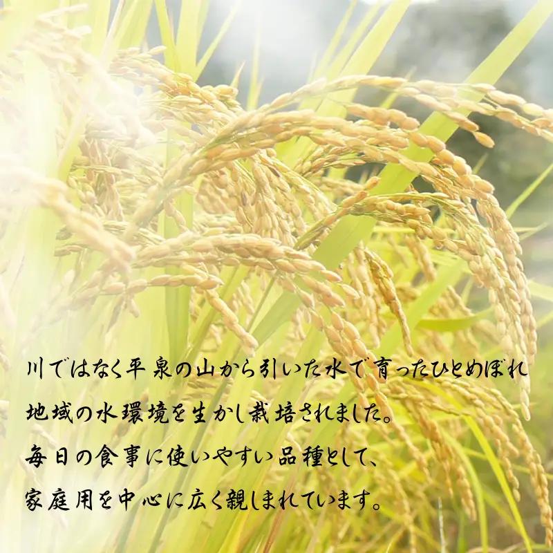 【令和7年産 】ひとめぼれ 玄米 10kg 奥州平泉黄金米【aoki007C】
