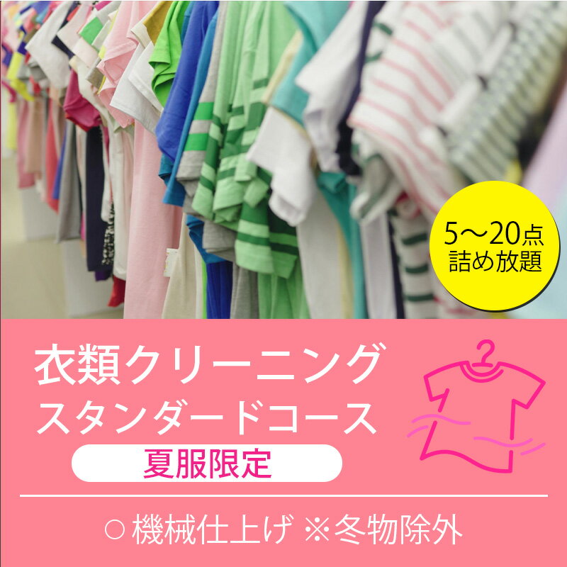 【ふるさと納税】衣類の宅配クリーニング 夏服限定 スタンダードコース 詰め放題 保管付き ハンガー仕上げ 保管付き ダウン ワンピース シミ抜き無料 保管 冬物 預かり 安心 保管あり 撥水加工 防虫 抗菌 除菌 引っ越し ヤマトヤクリーニング 糸魚川