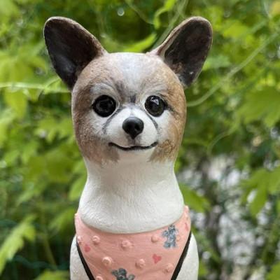 ふるさと納税 郡山市 東日本大震災からの動物愛護活動 犬と猫と人と共生を願う絆のアイノカタチ　ワンコモニュメント |  | 01