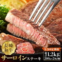 【ふるさと納税】【3回定期便】長崎和牛 サーロイン ステーキ 2人前 200g×2 / 肉 牛肉 国産 ブランド牛 和牛 冷凍 ギフト プレゼント 贈り物 定期便 / 南島原市 / 溝田精肉店 [SBP014]