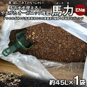 【ふるさと納税】山形の樹氷を守る！そのまま使える！やまがた オーガニック堆肥 「馬力(ばりき)EN菌」 45L×1袋 FY23-809