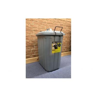 ふるさと納税 恵那市 ペールカンのふた付きゴミ箱　60リットル　グレー　1個 |  | 03