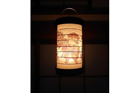 ゆらぎLEDちょうちん　北条氏照（八王子城主）【ゆらぎ 提灯 ちょうちん LED電球 和紙 やわらかい灯り 最新技術 ゆらぐＬＥＤ電球 炎のよう 小田原型ちょうちん リアルキャンドルLEDランプ 神奈川県 小田原市 提灯 提灯 提灯 提灯 提灯】