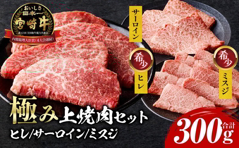 
                  宮崎牛 極み上焼肉セット_M243-040
                