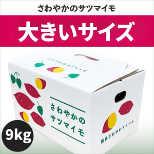 【予約受付中・2025年10月頃より順次発送】さわやかのサツマイモ 大きいサイズ 9kg 