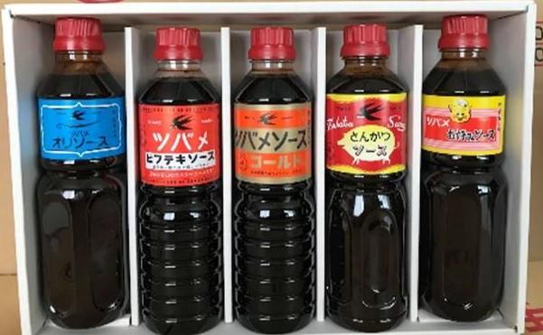 【ツバメ食品】ツバメソース5種詰め合わせ［ 京都 東寺 調味料 とんかつソース お好み ウスターソース 5本 人気 おすすめ 老舗 メーカー お取り寄せ 通販 ふるさと納税 ］