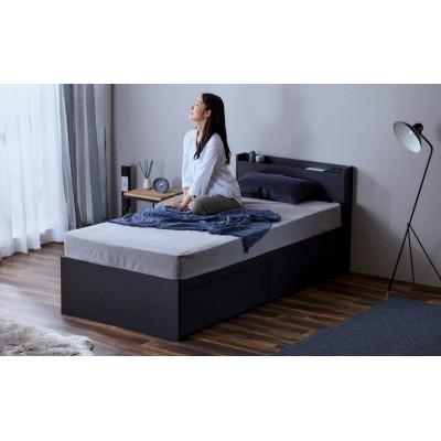 ふるさと納税 大河原町 収納ベッド宮付き DSBM-S ブラック シングル アイリスオーヤマ[53753165] |  | 02