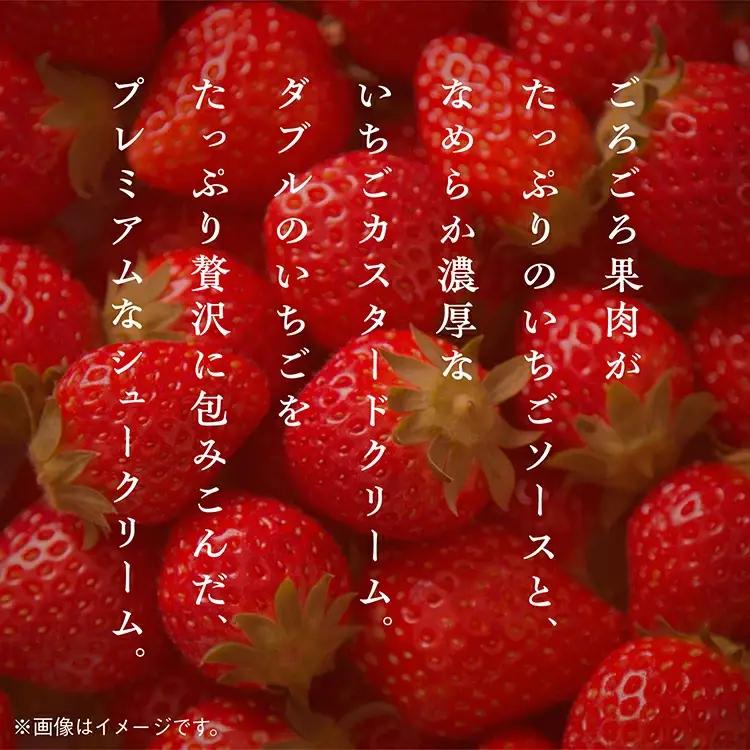 【サキホコレ米粉使用】かたがみシュー（いちご）12個入【サインマーケット】