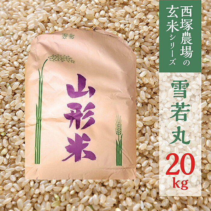 【ふるさと納税】【令和8年産】山形県産 雪若丸 玄米 20kg 1袋
