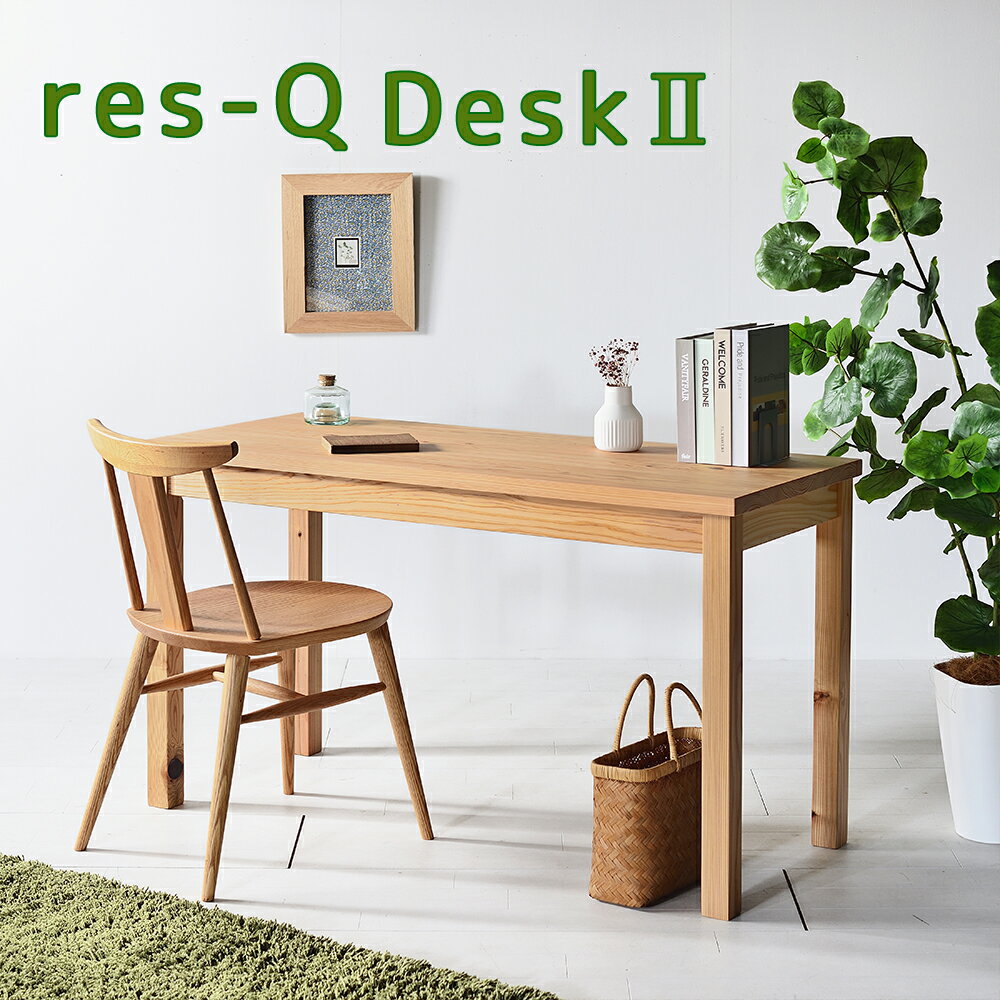 【ふるさと納税】レスキューデスク（引出しなし）／（引出し付き） 120 ＜選べる種類＞【林業に貢献する家具】 サイズ：幅120cm×奥行50cm×高さ70cm デスク 机 家具 九州産杉 杉 インテリア 福岡県 柳川市 送料無料