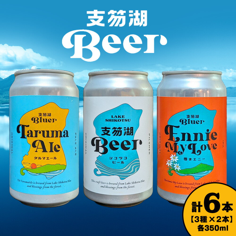 【ふるさと納税】支笏湖Beer 缶 350ml 3種 6本 ビール クラフトビール北海道 ふるさと納税 クラフトビール お酒 ギフト 酒【北海道千歳市】ビール ギフト ふるさと納税