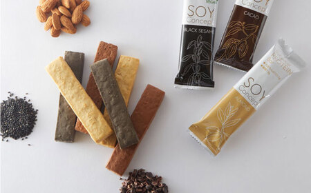 SOYConcept ヴィーガン対応大豆プロテインバー 12本入 低糖質 ソイバー 低カロリー 岐阜市/長良園 [ANAK002]