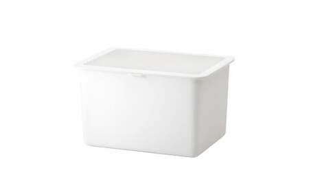 フタ付きストックケース 米びつ　LBK-51 ホワイト (3色からお好きなカラーが選べる) 葛城市 ライクイット like-it【like105-1】