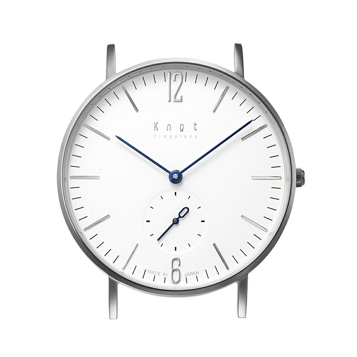 【ふるさと納税】 【株式会社Knot】選べる! ストラップカラー 8色 クラシックシリーズ スモールセコンド シルバー×ホワイト (CS-36SVWH1) 腕時計 時計 ペアウォッチ ペア ウォッチ 日本製 電池式 レディース メンズ ファッション 東京都 武蔵野市 送料無料