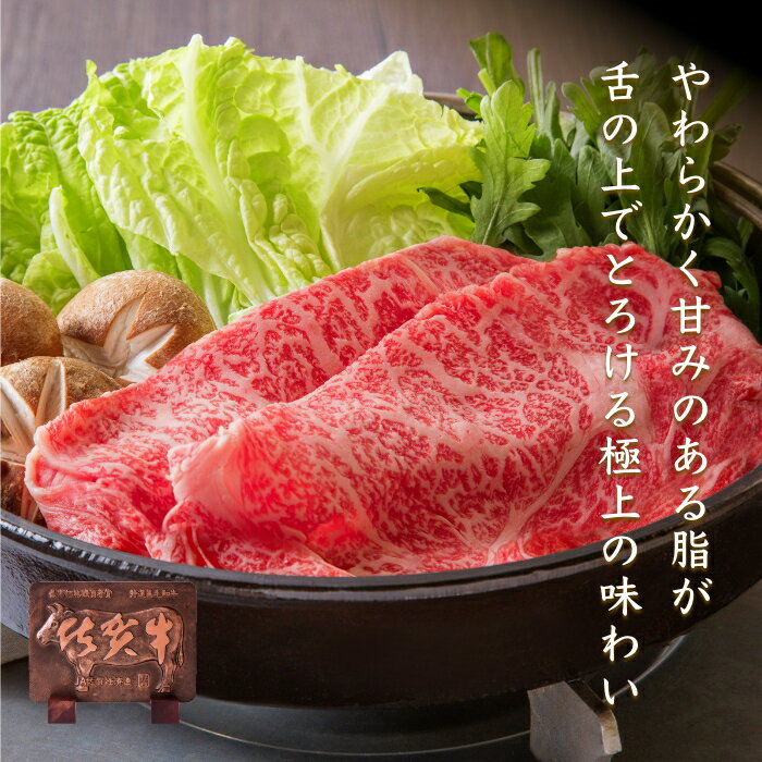 【ふるさと納税】佐賀牛肩ローススライス 400g：B195-004