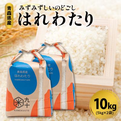 ふるさと納税 五所川原市 米10kg 特a評価 はれわたり 青森県産 一等米 ( 精米 5kg ×2) 特a受賞 特aランク