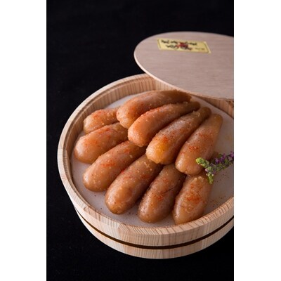 「食品添加物不使用」極み無着色明太子　檜樽入り(600g)【岡垣町】【配送不可地域：離島】【1131009】