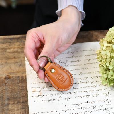 ふるさと納税 長浜市 本革ドロップ型キーホルダー【ルージュ(赤色)】 |  | 03