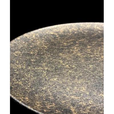 ふるさと納税 九度山町 フラットプレート(D)　乱糸(マット仕上げ)漆黒 |  | 01