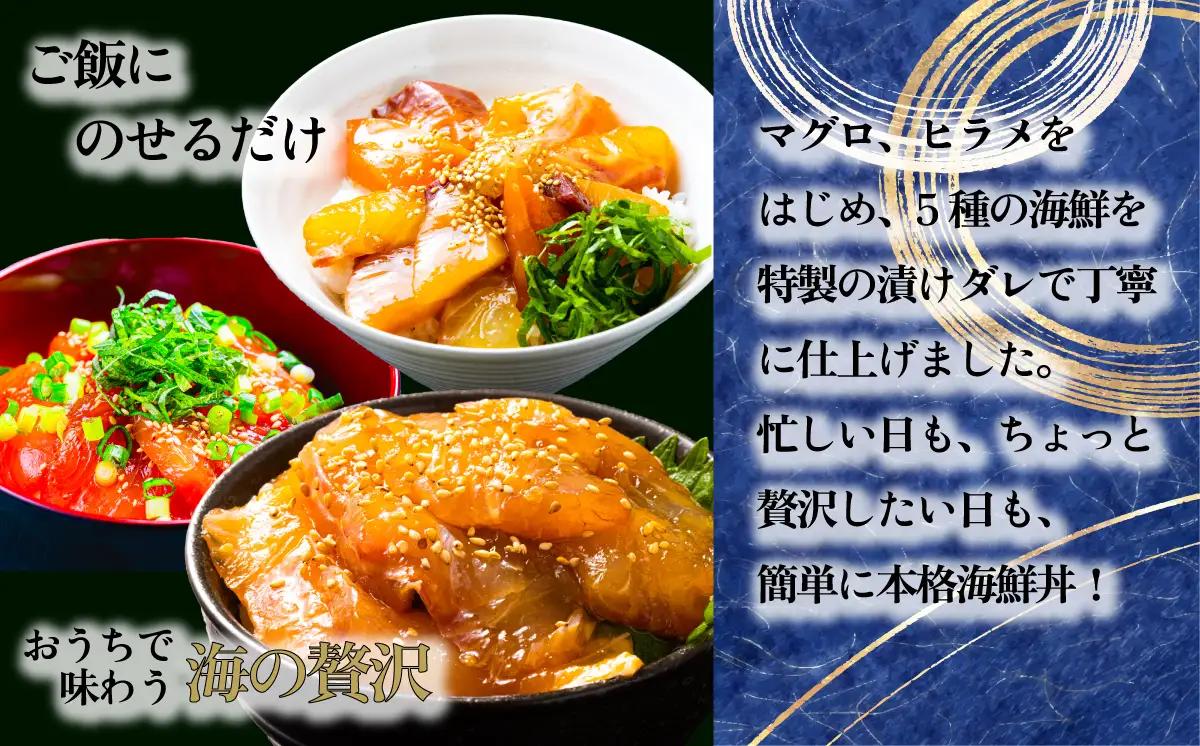 海鮮丼 5種 計5P マグロ 海鮮丼