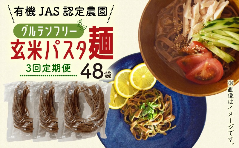 
                  【3回定期便】有機グアバ農園のグルテンフリー玄米パスタ麺 100g×48袋セット | 定期便 グルテン フリー グルテンフリー 食品 麺 メン めん パスタ 人気 おすすめ 有機JAS認定農園 高知県 南国市
                
