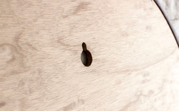 鏡  NOSミラー サークルS ナチュラルレザー製 【MS154（ベージュ）】 鏡 姿見 ミラー レザー 革 ファニチャー 家具 人気 おすすめ 広島県福山市/株式会社心石工芸 [BABV040]