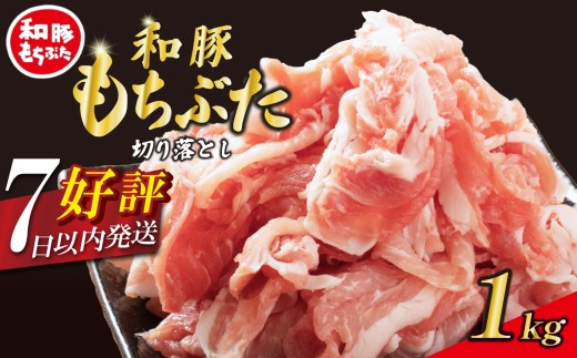 豚肉 切り落とし 和豚 もちぶた 小間切れ 1kg ブランド豚 和豚もちぶた ブランド 美味しい豚 豚肉 肉 にく 肉料理 夕食 晩ごはん ポーク おかず 小分け 便利 肉の片山 新潟県 新発田市 katayama003_01