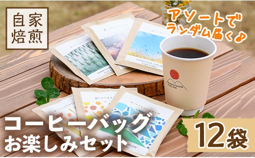 ＜アソート・選べる入数＞ドリップコーヒーセット(12袋) 【man173】【サニーサイド】