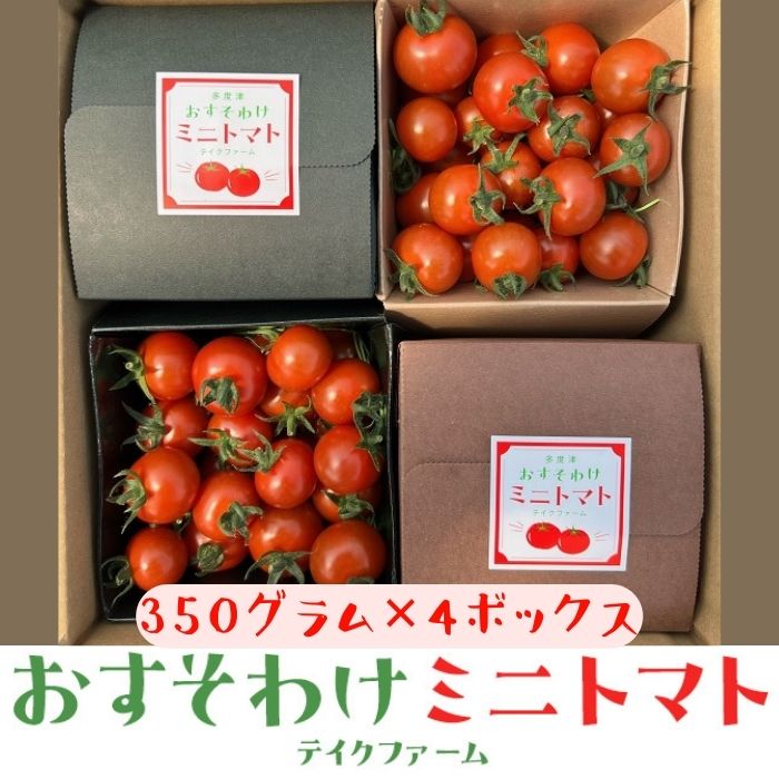 【ふるさと納税】テイクファームの 「多度津おすそわけミニトマト」約1.4kg【旬の時期にお届け】【L-44】〔提供：テイクファーム〕トマト リコピン カロチン