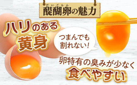 【3回定期便】岐阜産こだわり産みたて卵 30個入りMサイズ【醍醐卵】 産地直送 新鮮 たまご 岐阜市/棚橋ファーム [ANAZ003]