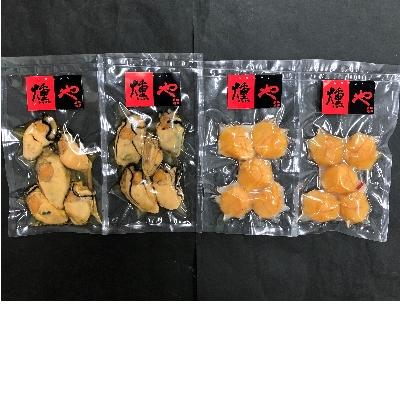 ふるさと納税 唐津市 [燻や]「国産」大粒牡蠣、ホタテの燻製 セット |  | 03